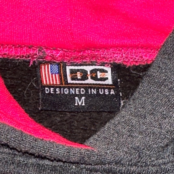 Washington DC Adult Medium Hoodie Sweatshirt Gray Pink School Safety Patrol - Picture 3 of 6